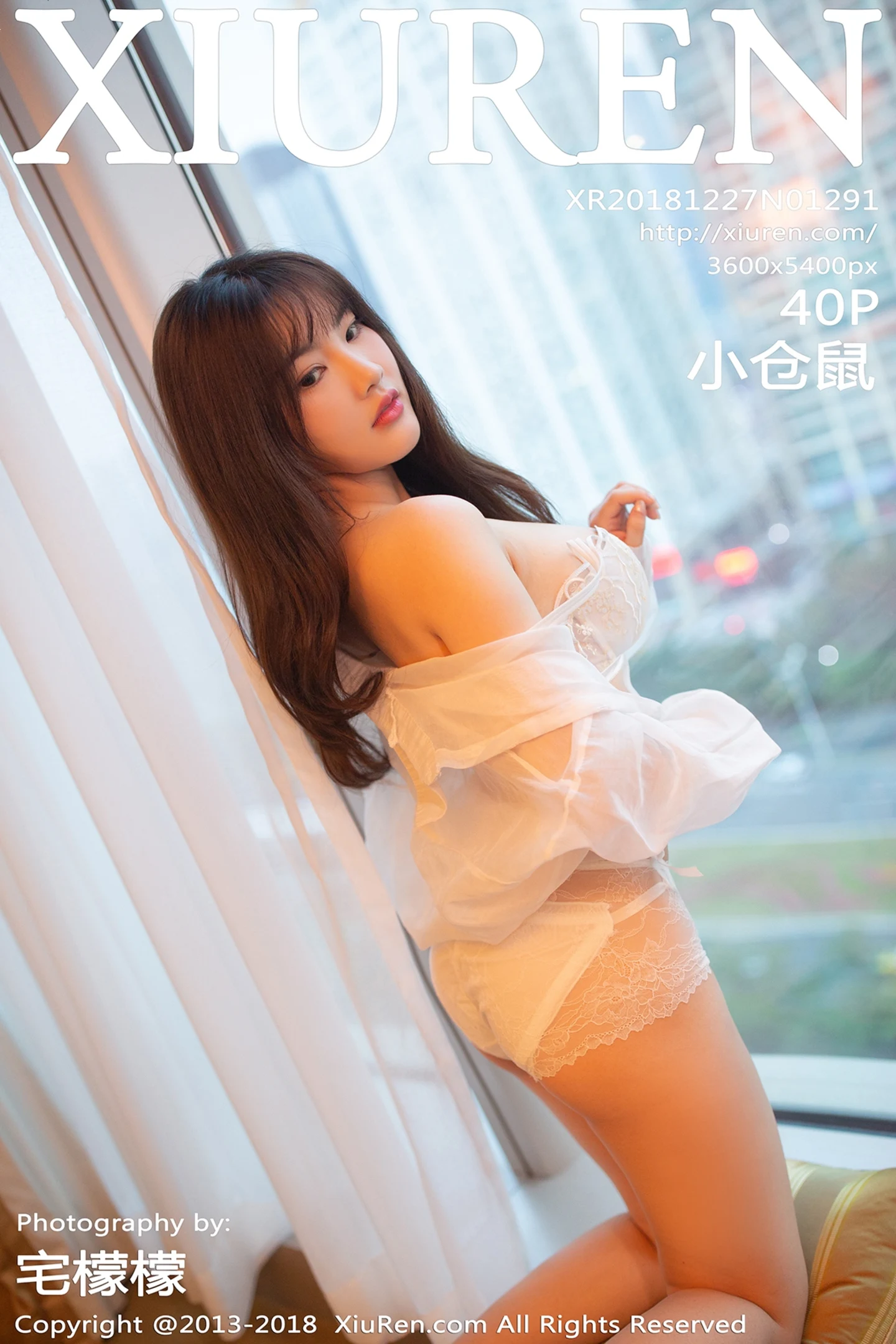 [XiuRen秀人网]No.1291_嫩模小仓鼠私房白色蕾丝情趣内衣秀傲人巨乳惹火诱惑写真40P-秀人网 - XiuRen.Pro